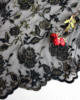 레이스원단]장미부인금사-블랙 (1465097
