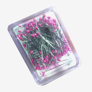 컬러시침핀(소)핑크 -(02-500)천도매몰